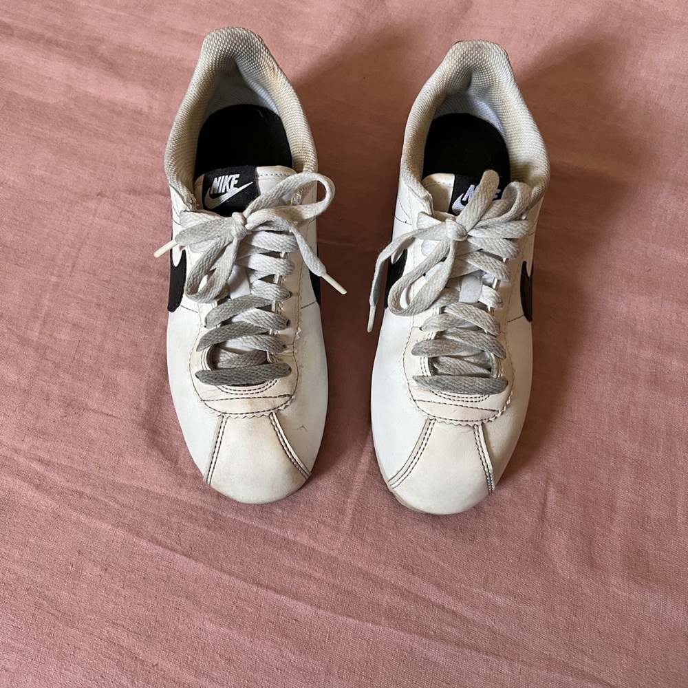 White Nike Cortez size 6